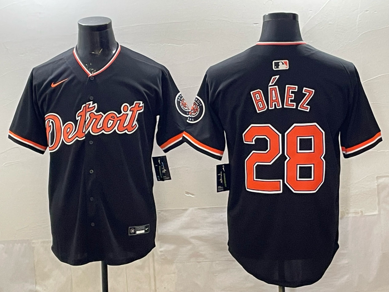 Men Detroit Tigers #28 Daez black Nike 2026 MLB Jersey 0402003